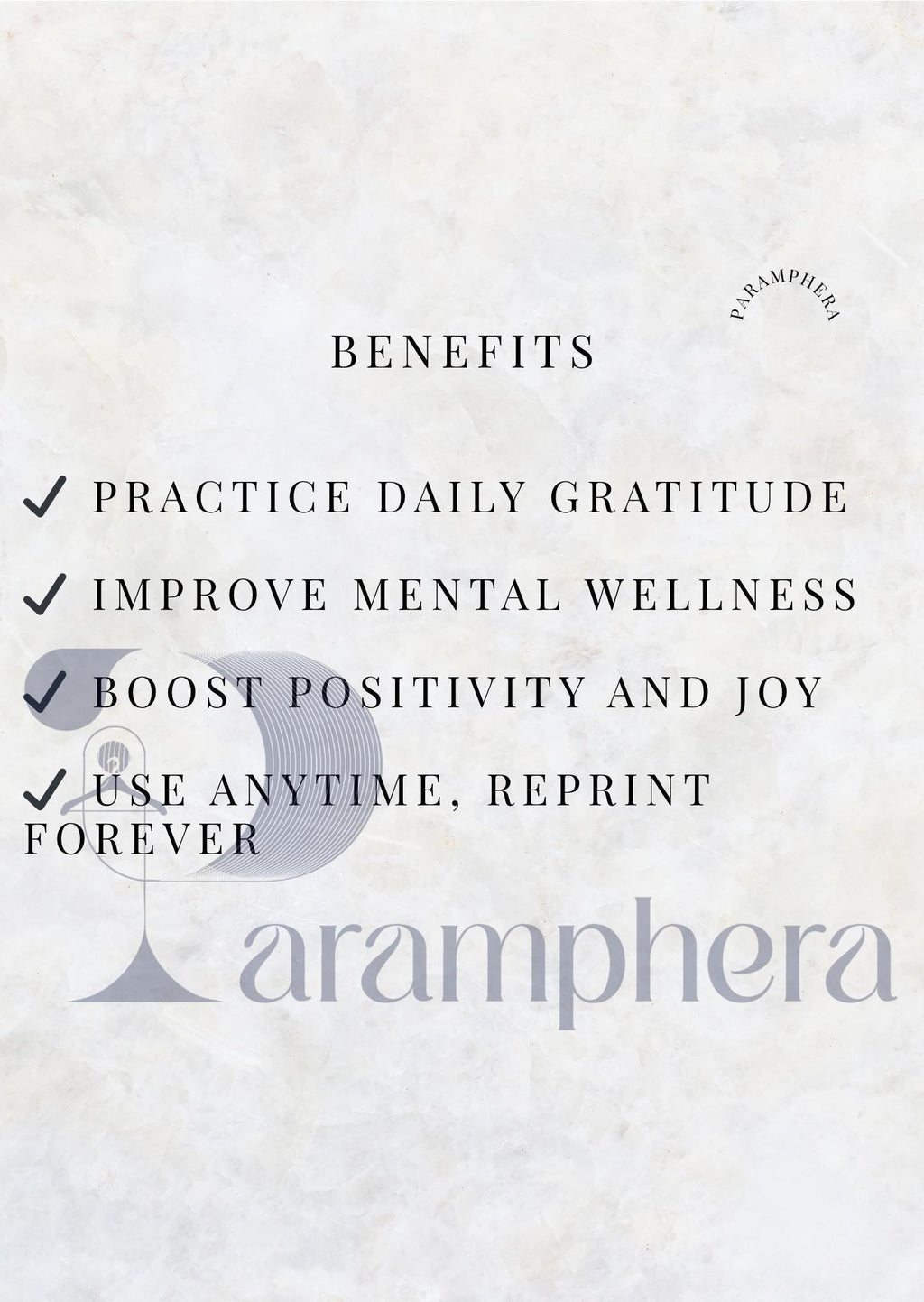 Gratitude Journal Printable – A4 Guided Daily Prompts PDF, Mindfulness & Reflection Journal, Self Care Download