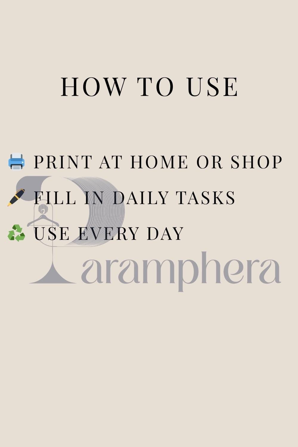 Daily Productivity Planner Printable – A4 & US Letter PDF | To-Do List, Hourly Schedule, Time Management, Instant Download