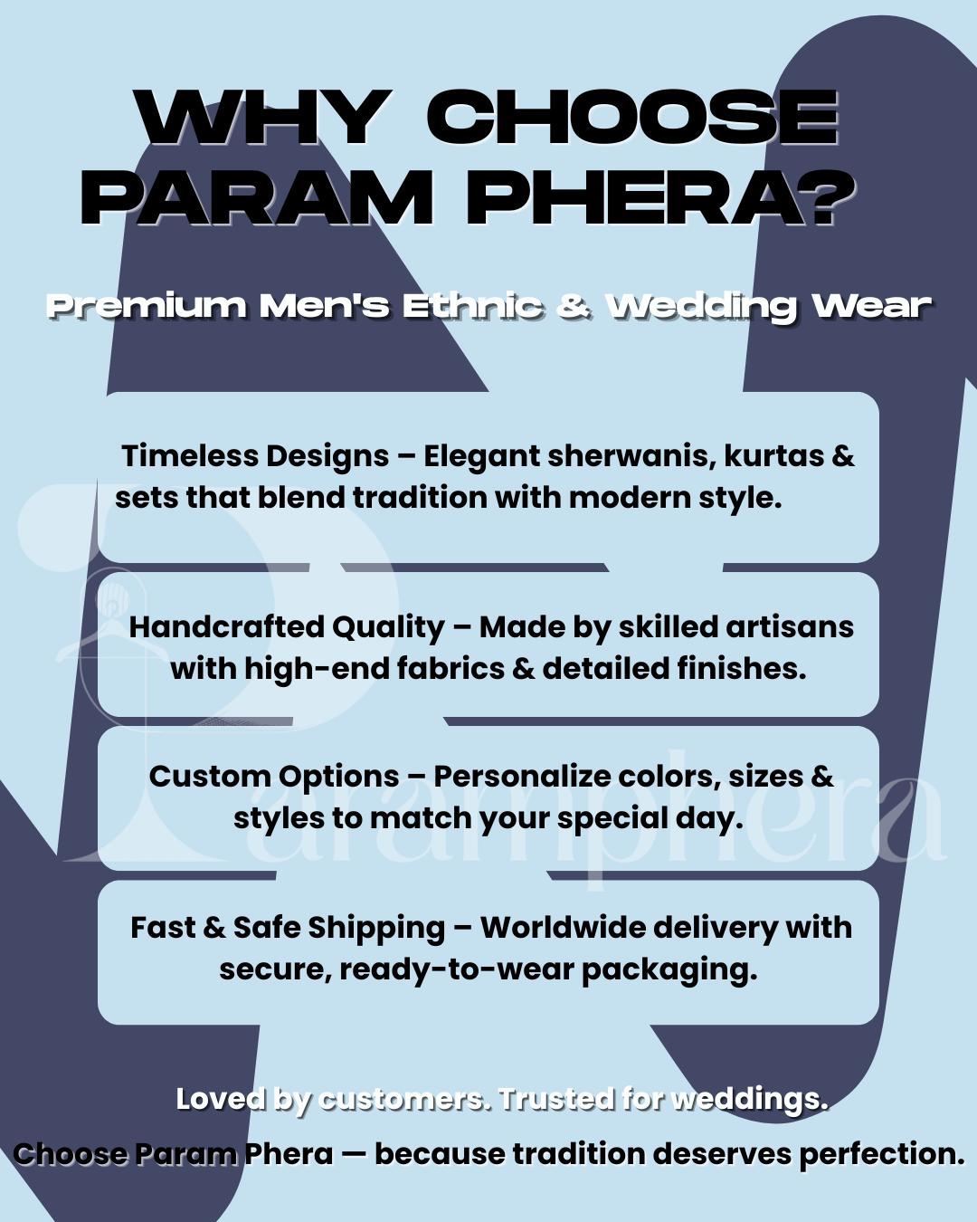 Green Embroidered Sherwani for Men | Indian Wedding Ethnic Outfit | Groom Wear with Dupatta | Festive Party Kurta Set