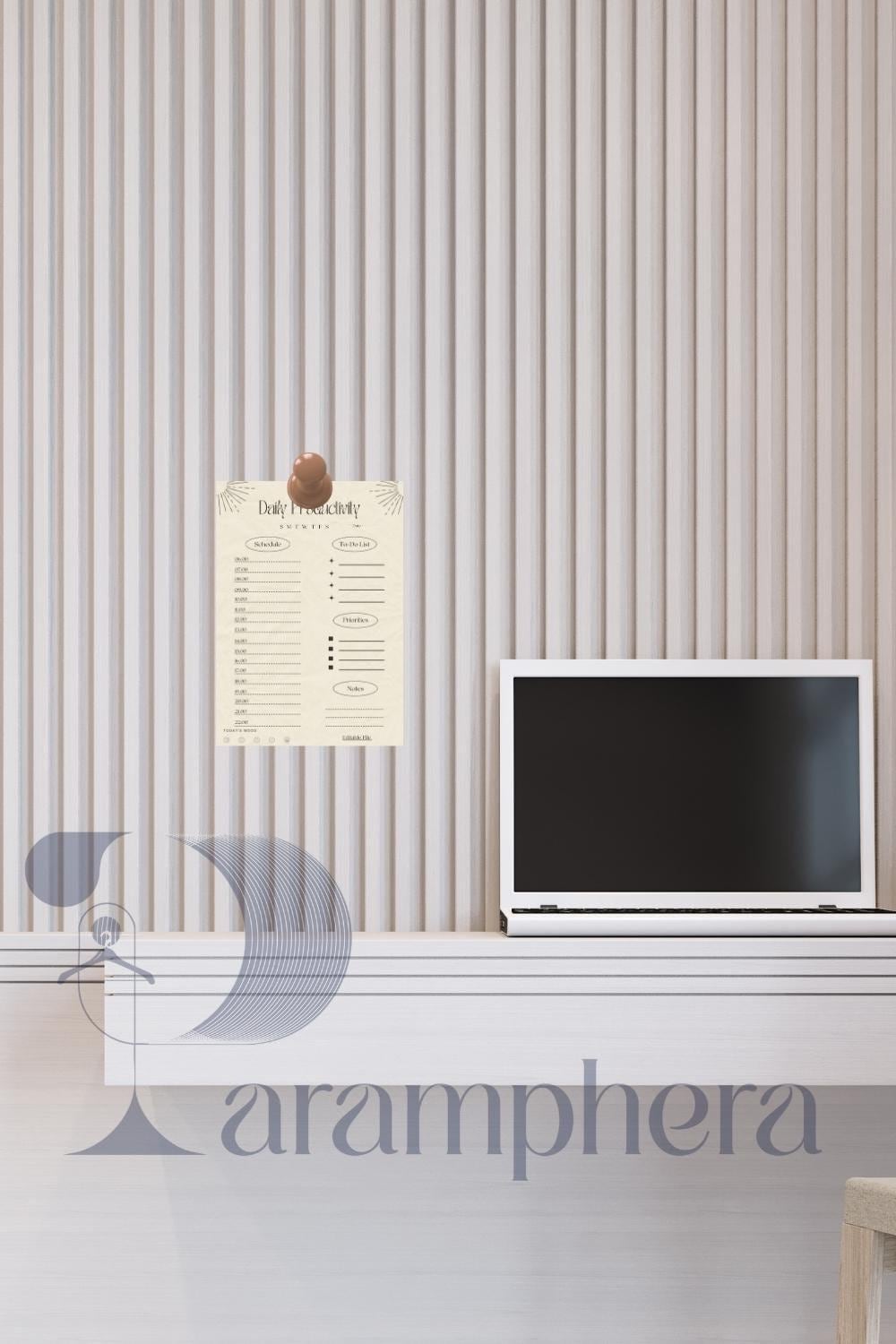 Daily Productivity Planner Printable – A4 & US Letter PDF | To-Do List, Hourly Schedule, Time Management, Instant Download