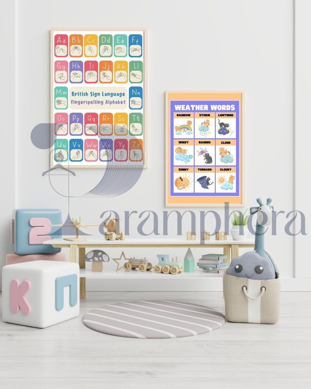 Editable Teacher Classroom Decor Bundle — Neutral Modern Posters, Name Tags, Alphabet Cards, Calendar — Printable A4 & US Letter