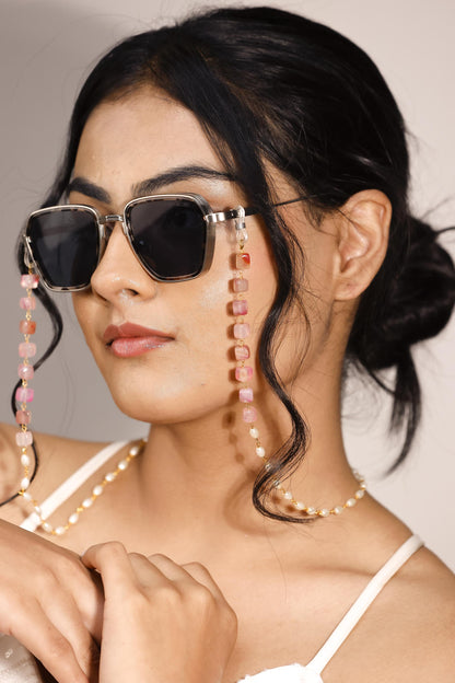 Handmade Pearl Sunglass Chain | Gold Eyeglass Holder