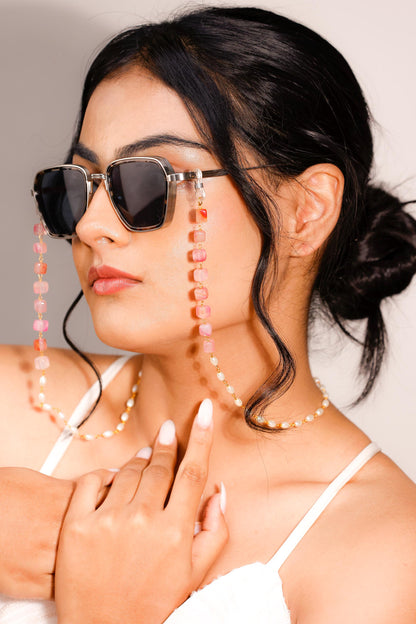 Handmade Pearl Sunglass Chain | Gold Eyeglass Holder