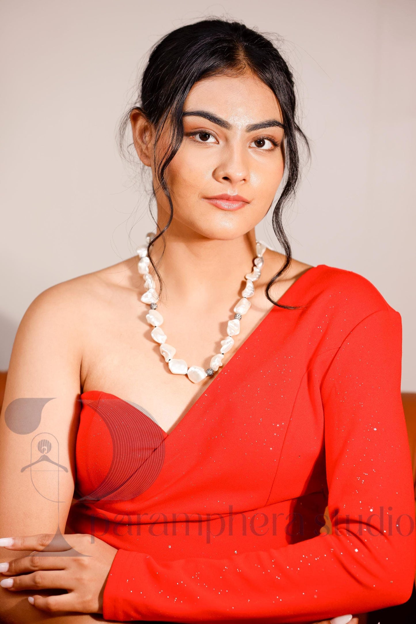 Freshwater Pearl Choker | Ivory Bridal Necklace