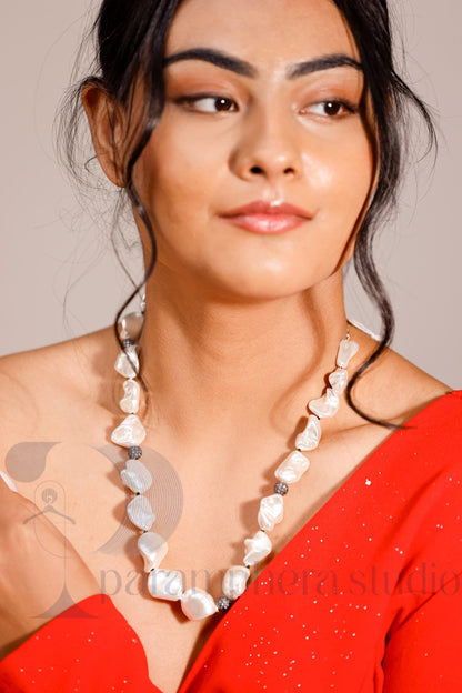 Freshwater Pearl Choker | Ivory Bridal Necklace