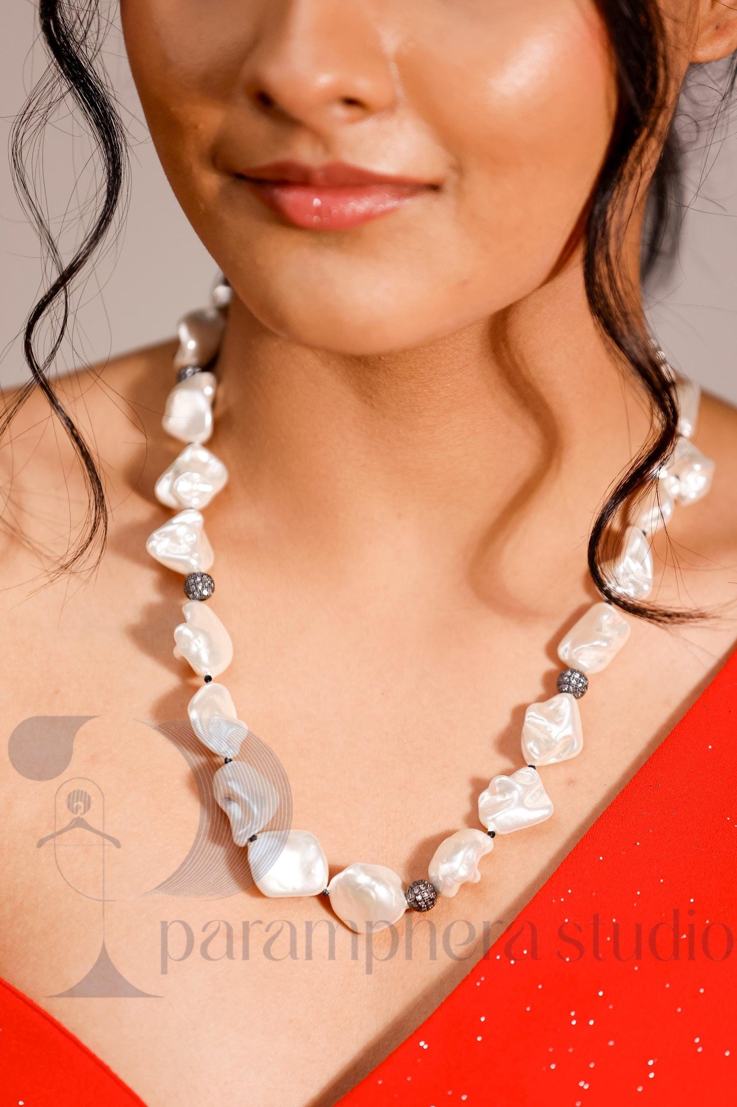 Freshwater Pearl Choker | Ivory Bridal Necklace