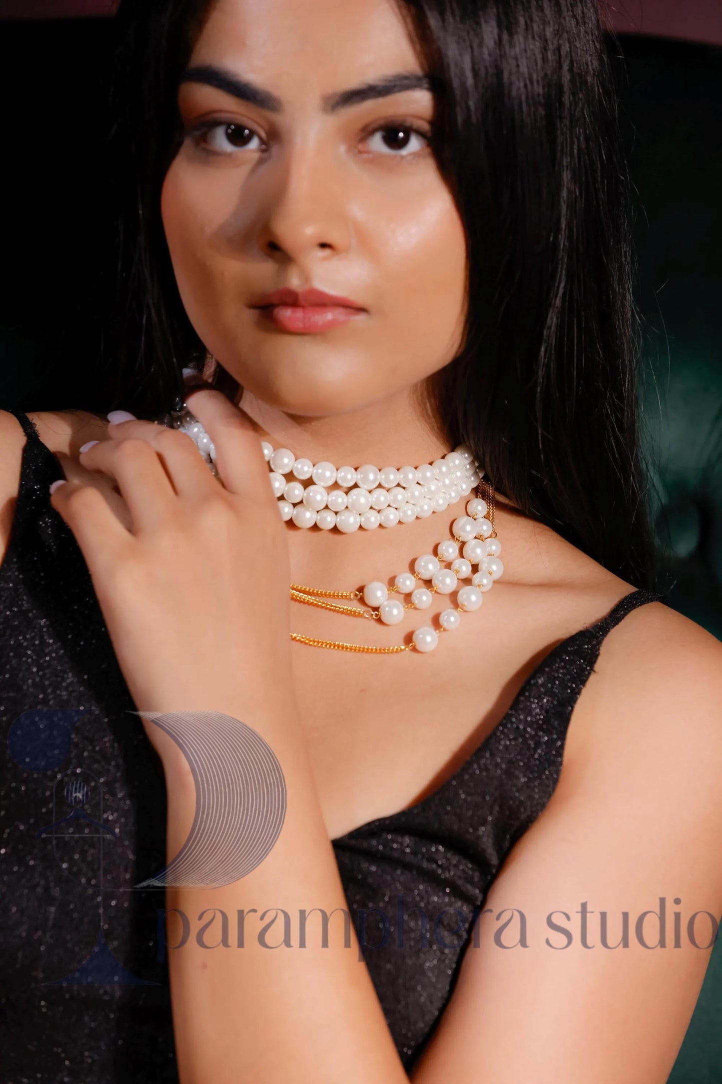 Layered Pearl Choker Necklace | Bridal Wedding Jewelry